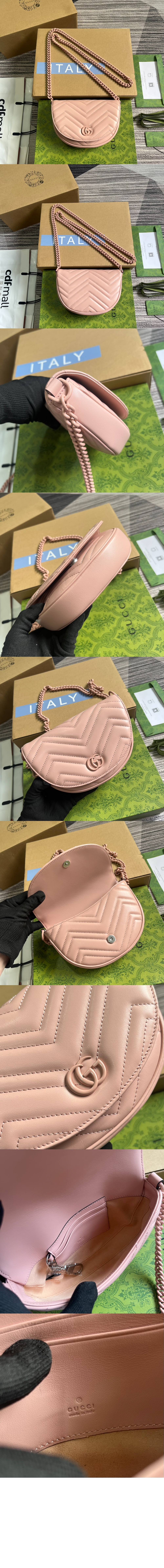 GG 마몽 마틀라세 체인 미니백 746431 > GG Marmont - GG 마몽