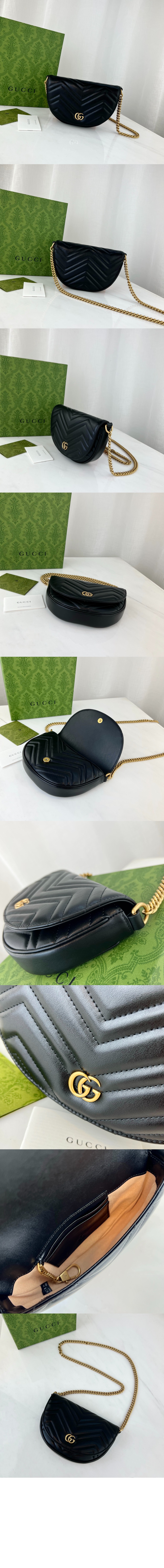 GG 마몽 마틀라세 체인 미니백 746431 > GG Marmont - GG 마몽