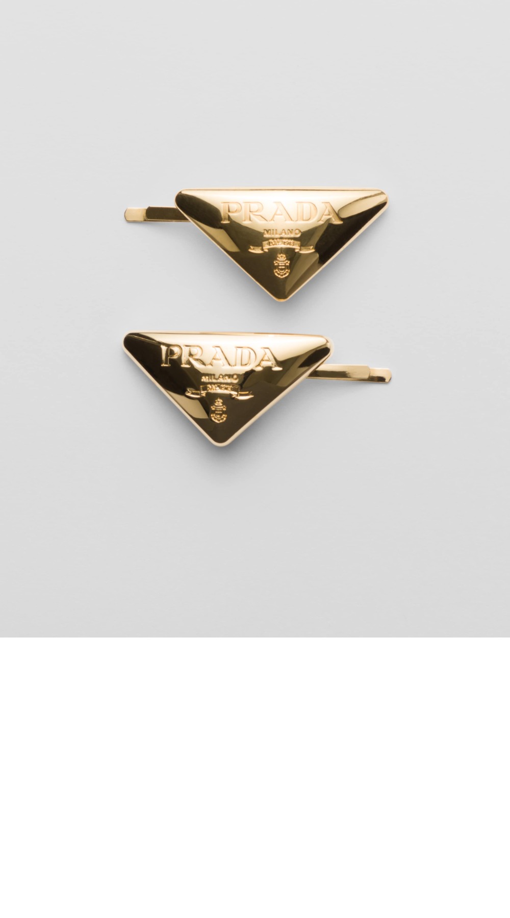 메탈 헤어 클립 1IF104 > 프라다