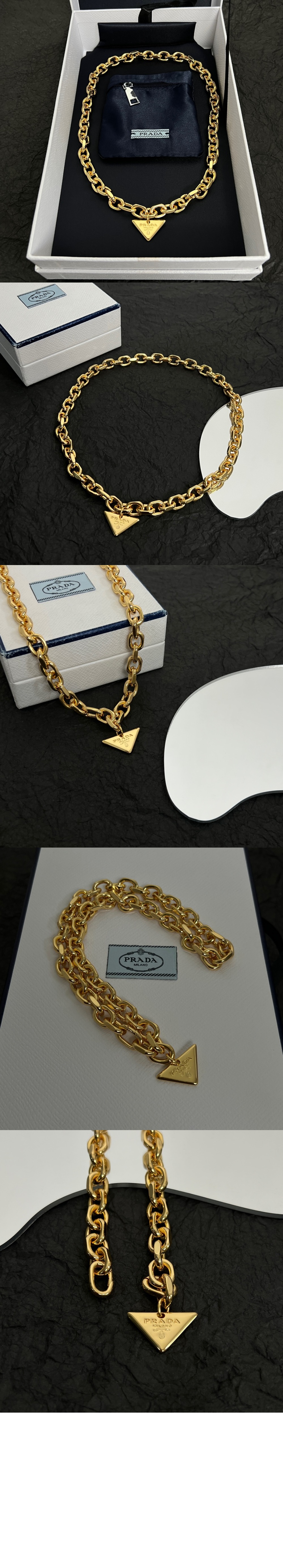 체인 보석 목걸이 2JC834 > 프라다