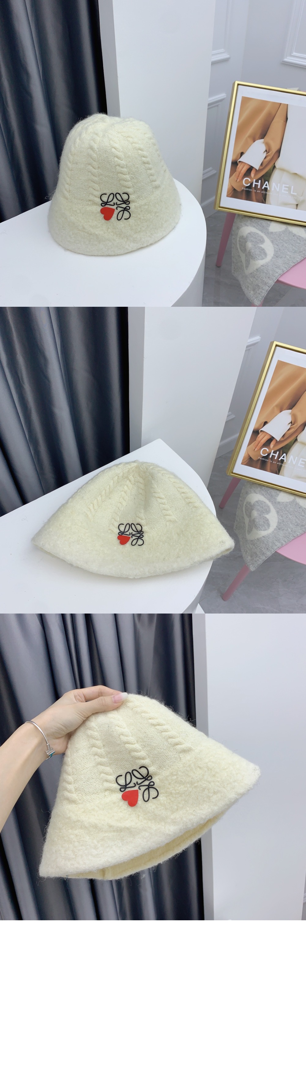 니트 벙거지 > 로에베