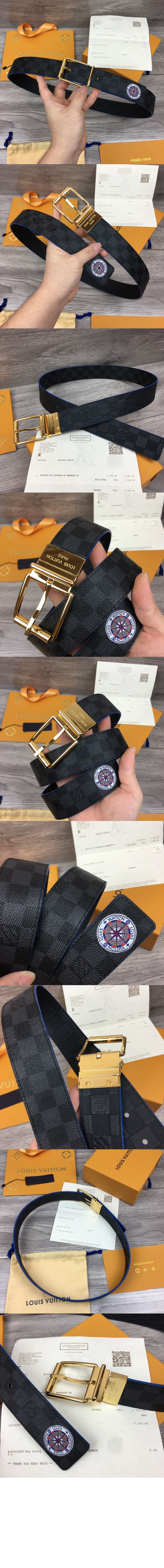 클래식 체크 벨트 M0214T > 루이비통