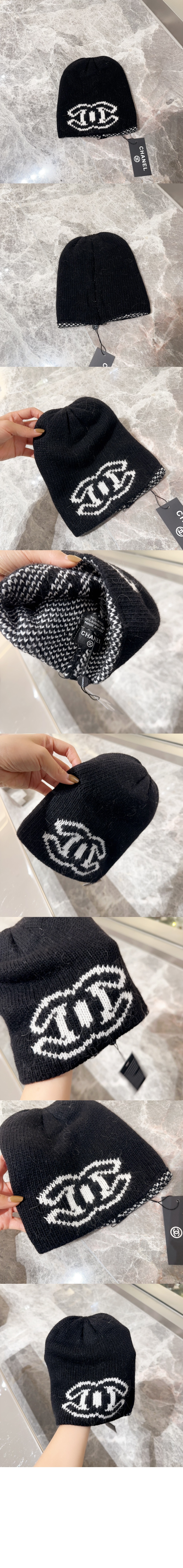 니트모자 AA4371 > 샤넬