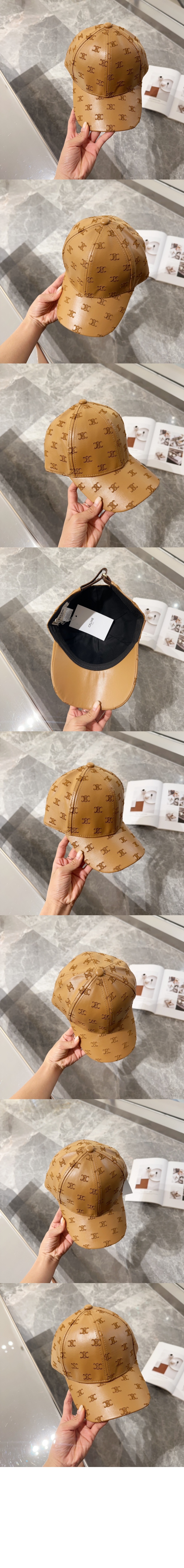 가죽 베이스볼 캡 2A53B7 > 셀린느