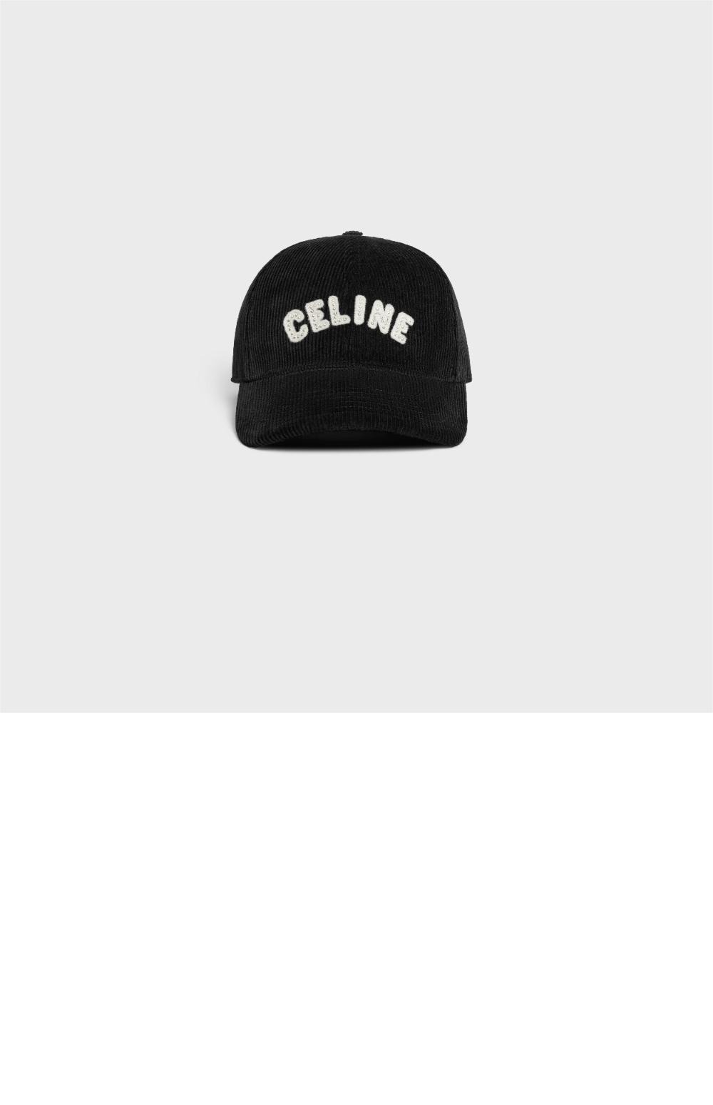 코듀로이 베이스볼 캡 2AUX35 > 셀린느