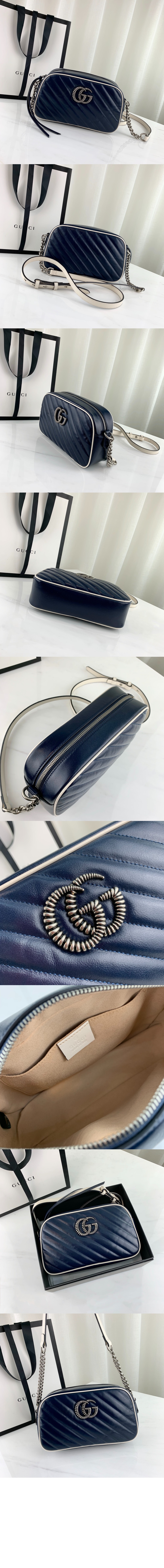 GG 마몽 스몰 숄더백 447632 > GG Marmont - GG 마몽