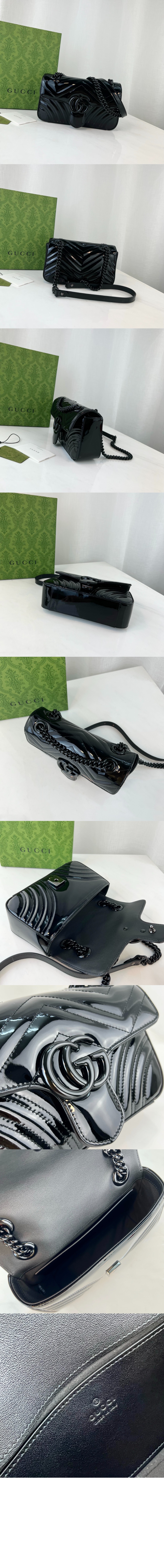 GG 미니 마틀라세 숄더백 446744 > Matlase - 마틀라세