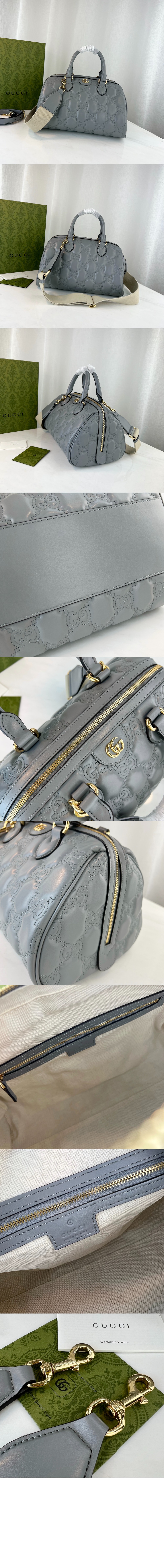 GG 마몽 마틀라세 미듐 토트백 702242 > GG Marmont - GG 마몽