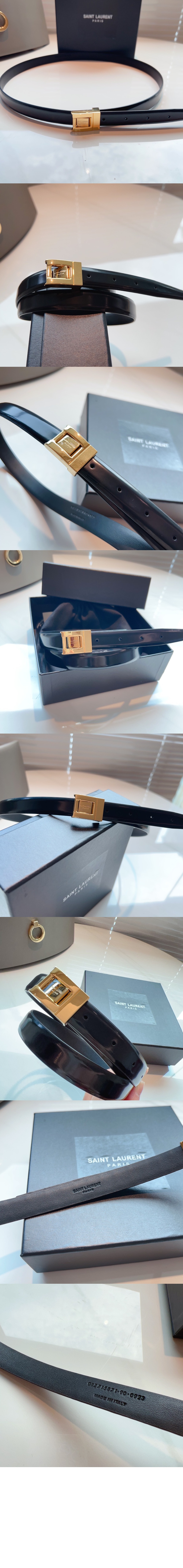 가죽버클 협벨트 715871 > 생로랑