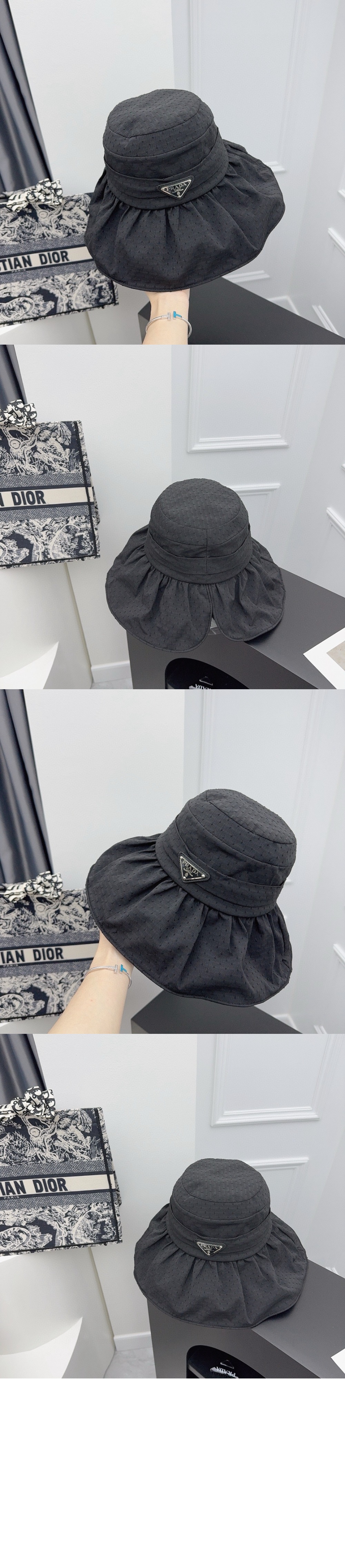 벙거지  1HC234 > 프라다