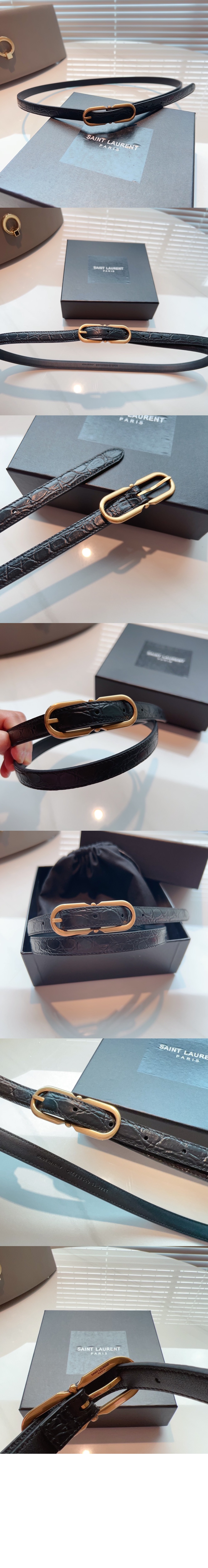 빈티지 니들 버클 벨트 732242 > 생로랑