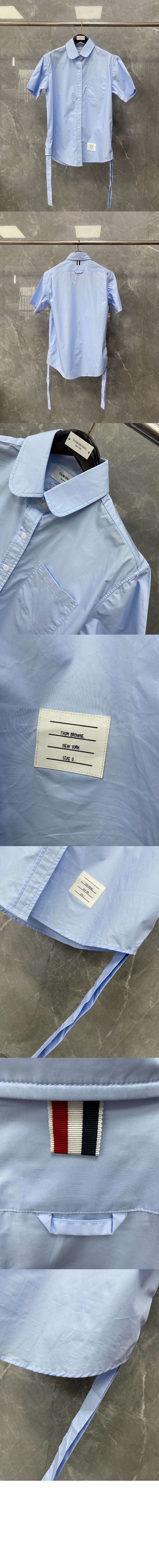 로고 프린트 반팔 > 톰브라운