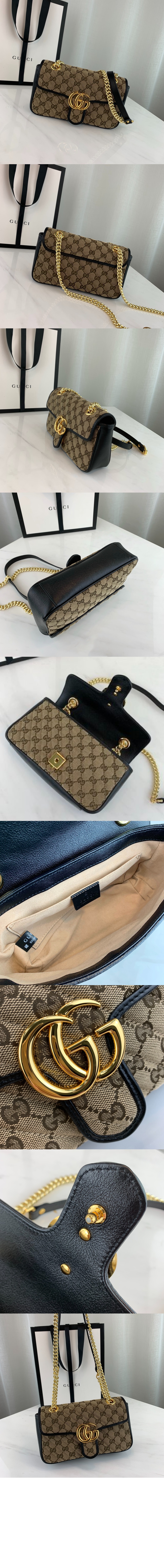 GG 마몽 스몰 숄더백 443497 > GG Marmont - GG 마몽