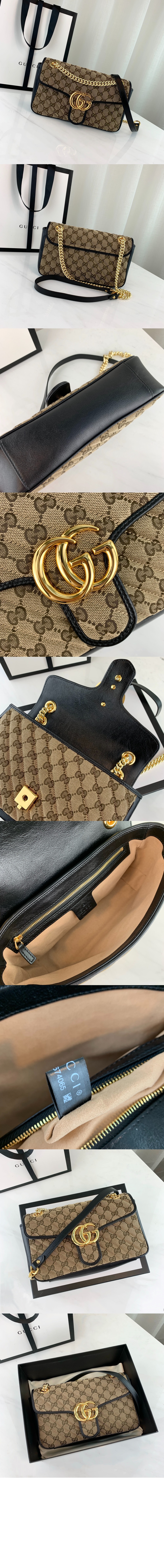 GG 마몽 스몰 숄더백 443497 > GG Marmont - GG 마몽