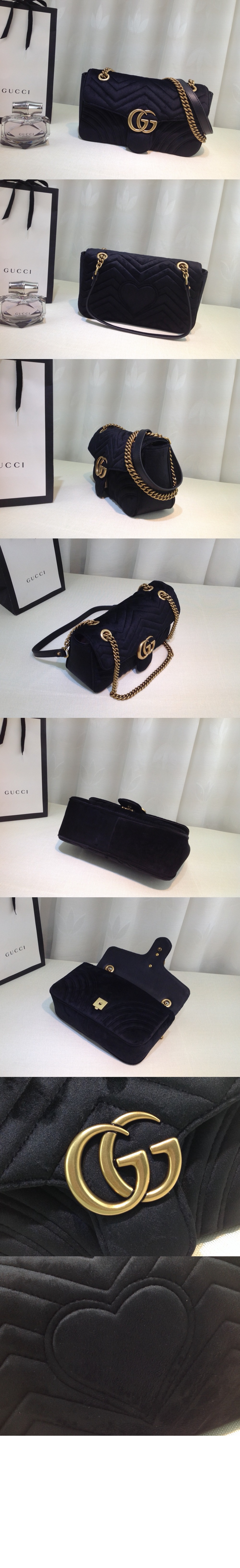 GG 마몽 스몰 숄더백 443497 > GG Marmont - GG 마몽