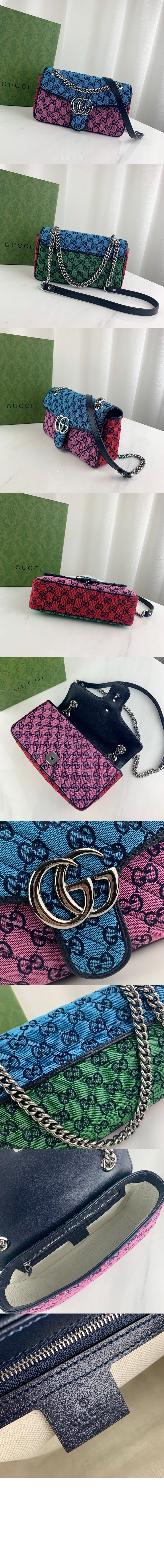 GG 마몽 스몰 숄더백 443497 > GG Marmont - GG 마몽