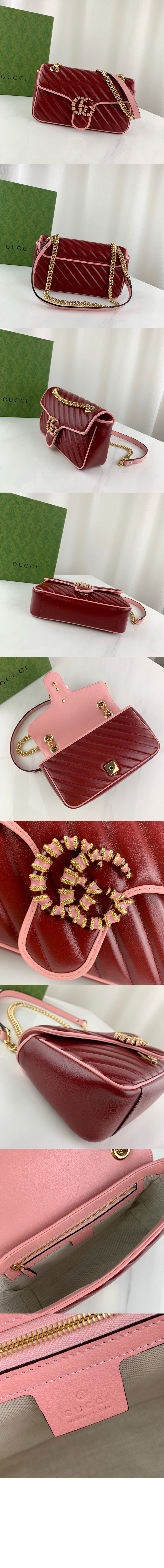 GG 마몽 스몰 숄더백 443497 > GG Marmont - GG 마몽