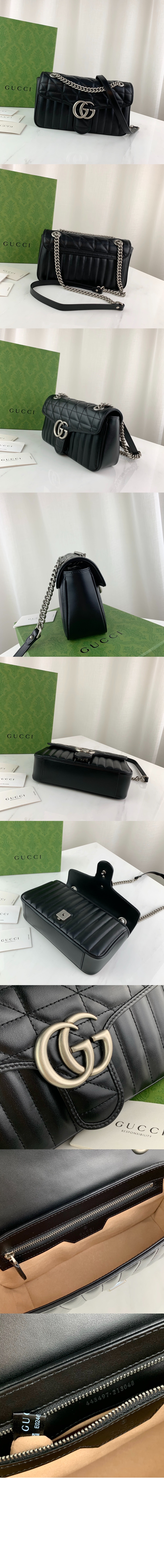 GG 마몽 스몰 숄더백 443497 > GG Marmont - GG 마몽