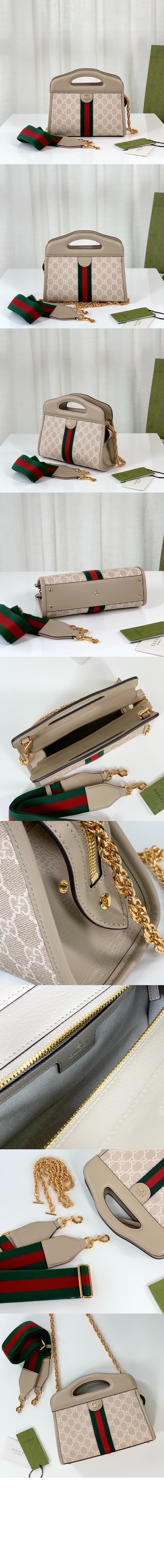 오피디아 GG 스몰 토트백 693724 > Ophidia - 오피디아