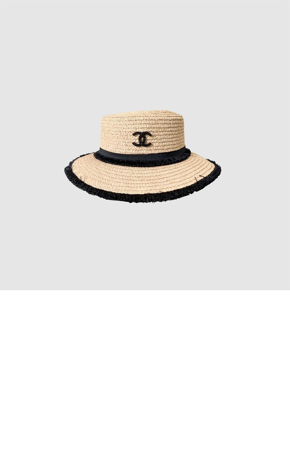 밀짚모자 선캡 AA8652 > 샤넬