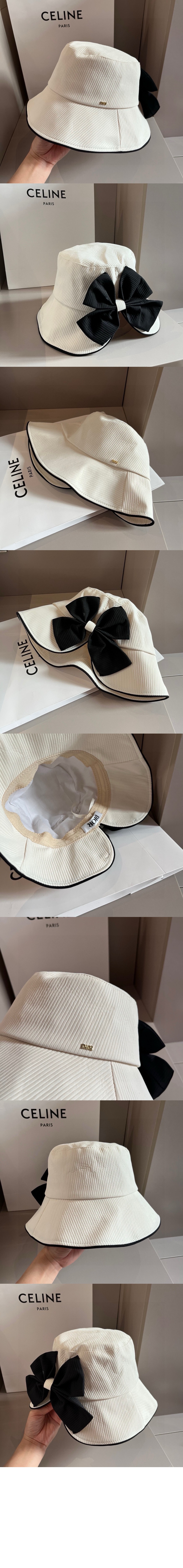 리본 버킷햇 33PDL > 디올