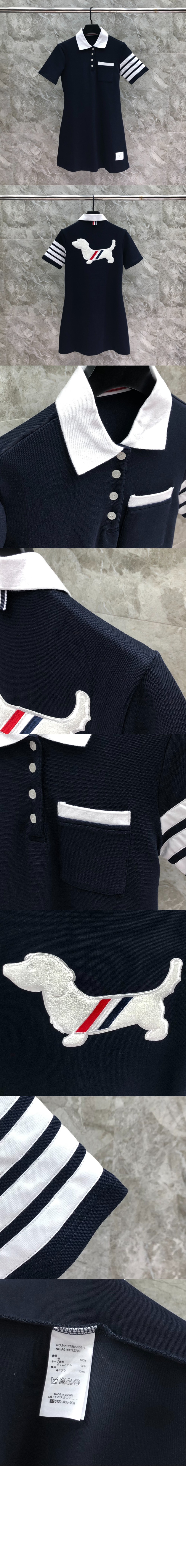 플라워 프린트 원피스 > 톰브라운