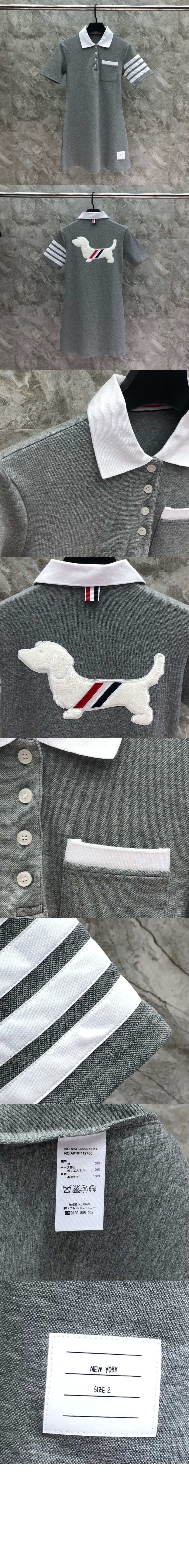 플라워 프린트 원피스 > 톰브라운