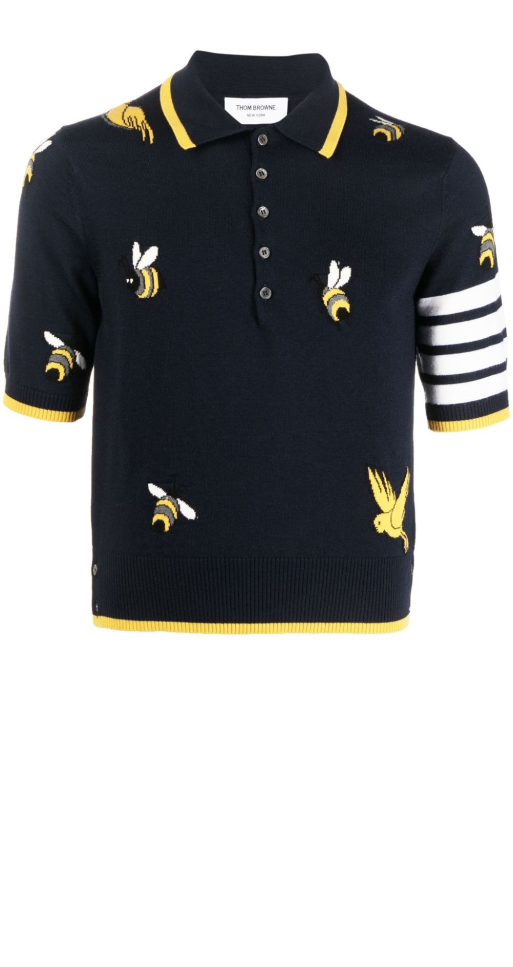 프린트 니트 톱 > 톰브라운