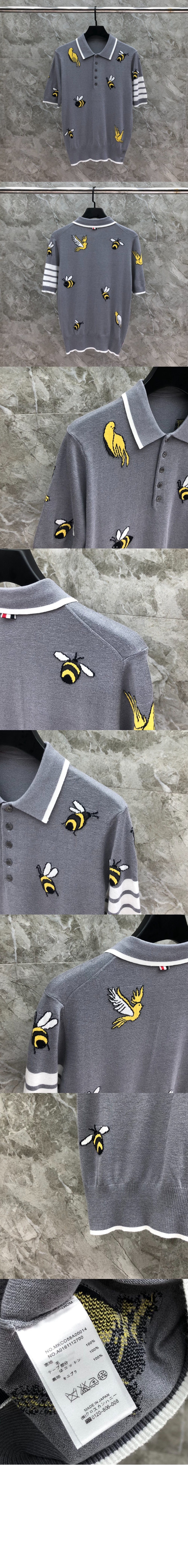 프린트 니트 톱 > 톰브라운