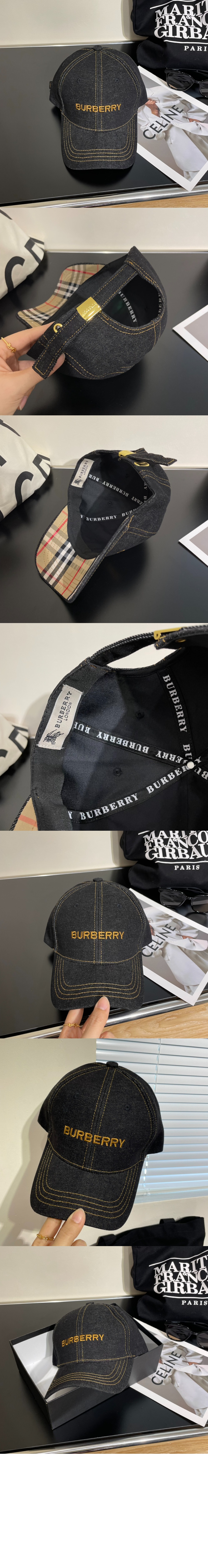 데님 베이스볼 캡 80707661 > 버버리