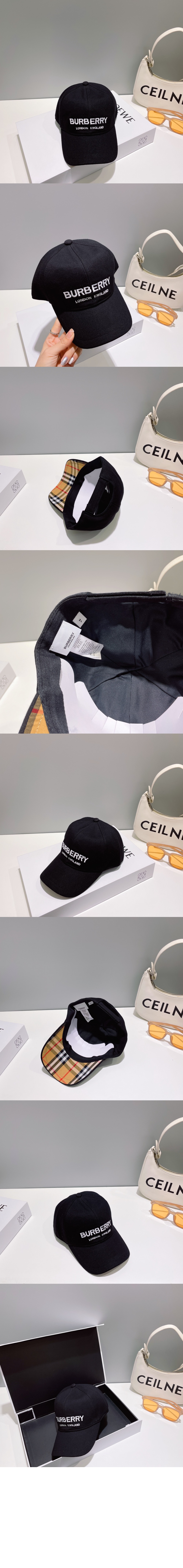 캐쥬얼 로고 베이스볼 캡 8010635 > 버버리