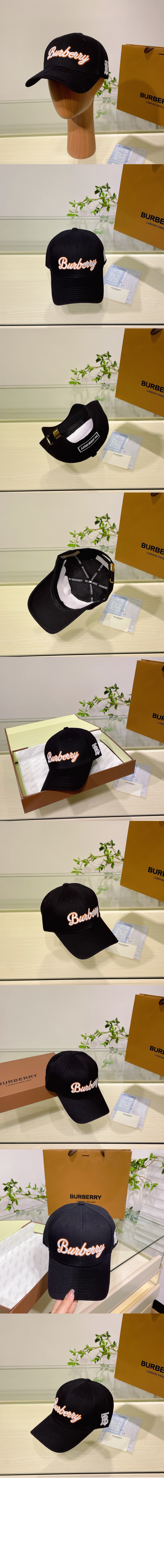 자수 베이스볼 캡 80562751 > 버버리