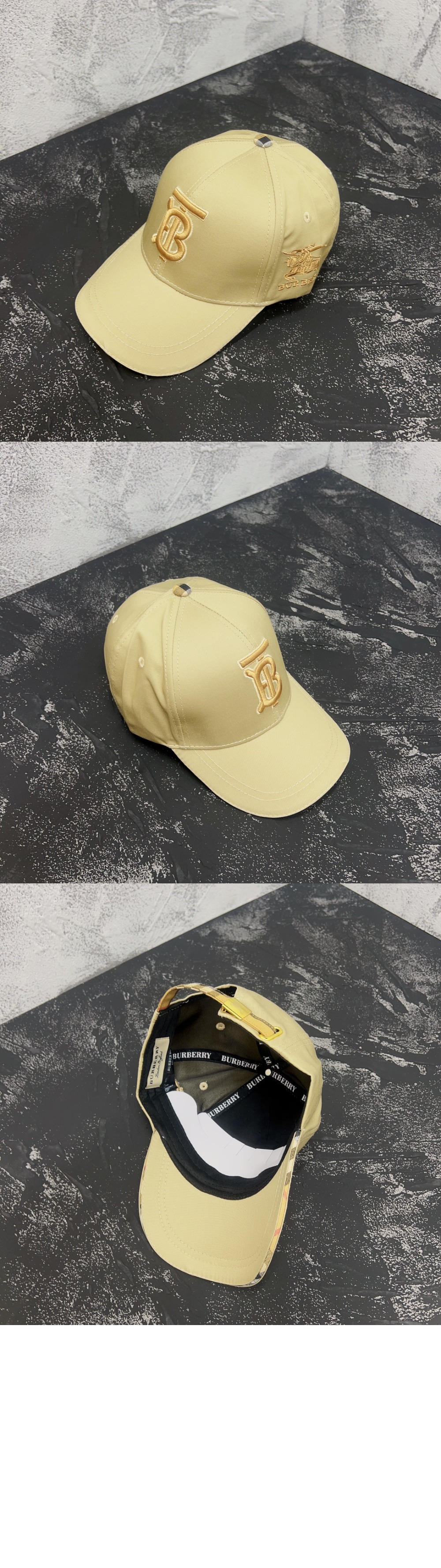 자수 로고 베이스볼 캡 43753233 > 버버리