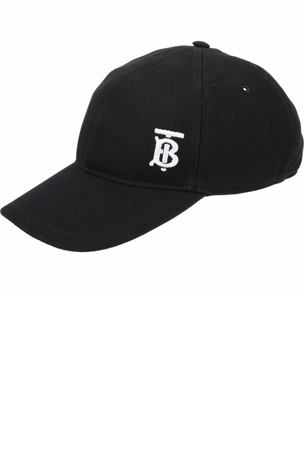 이니셜 자수 베이스볼 캡 80653471 > 버버리