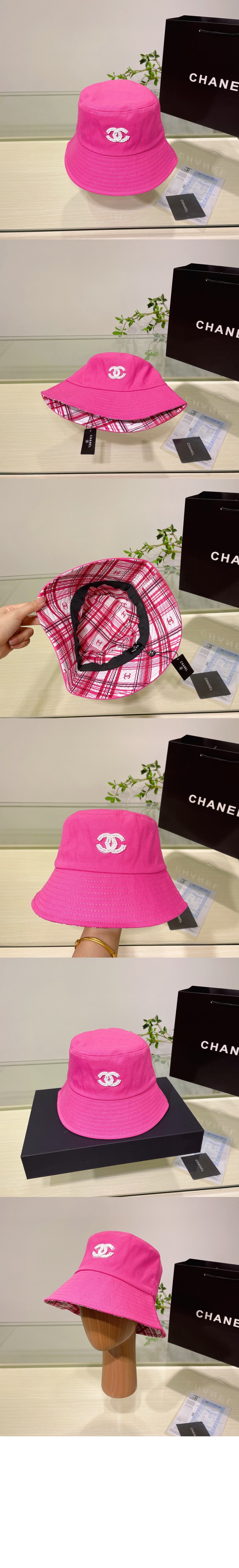 로고 버킷햇 AA8956 > 샤넬