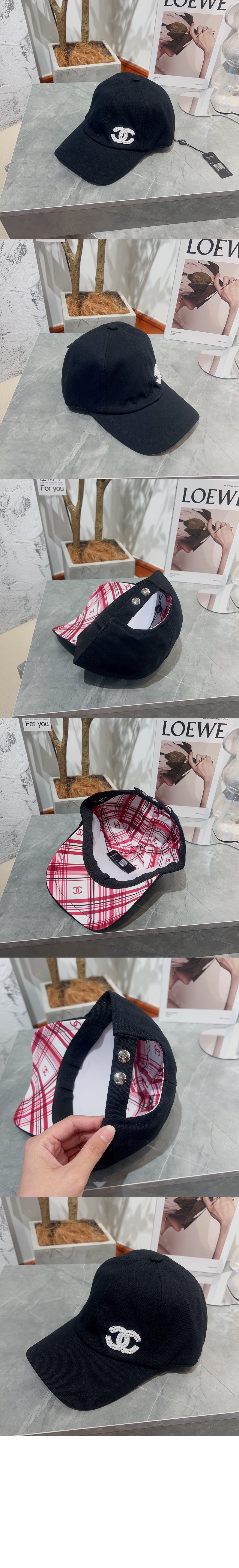 로고 베이스볼 캡 AA8955 > 샤넬