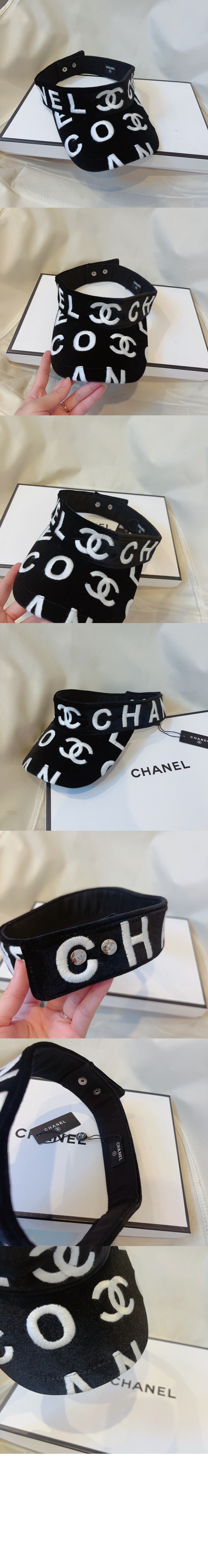 로고 테리 선캡 AA9009 > 샤넬