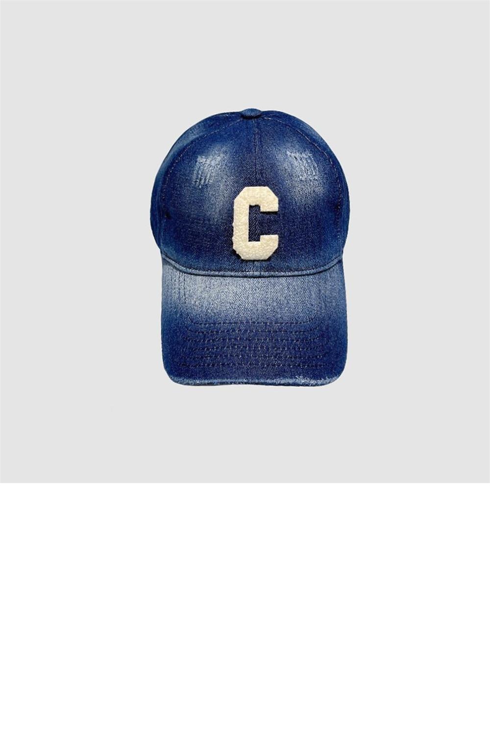 이니셜 데님 베이스볼 캡 2AUY87 > 셀린느