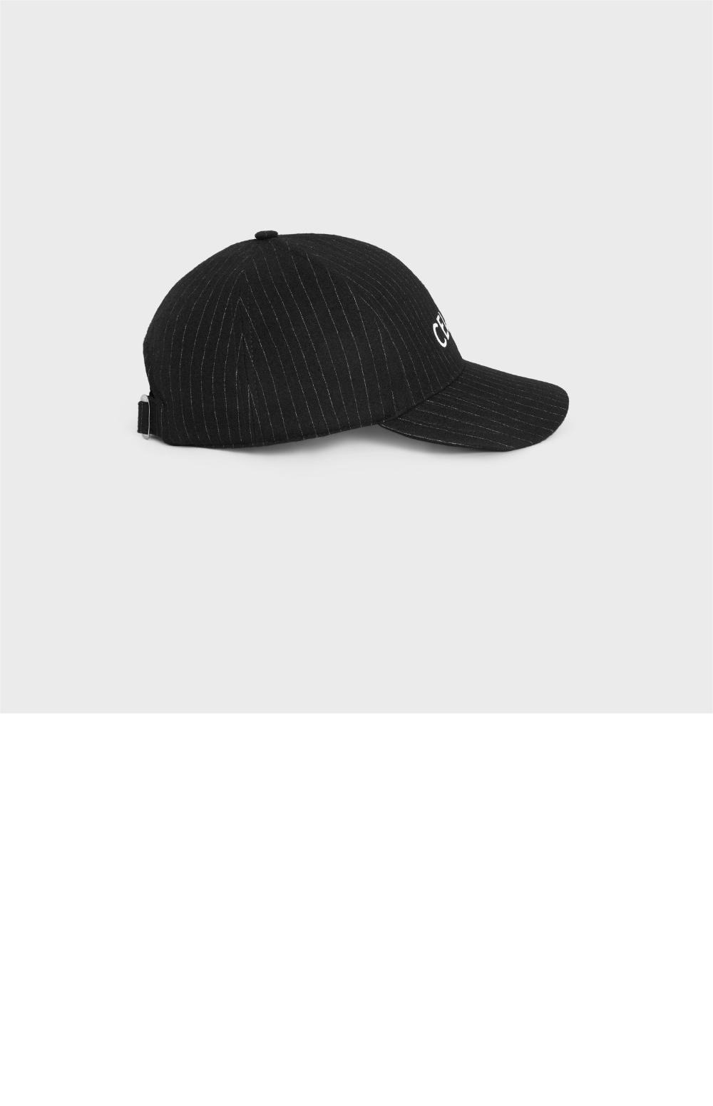 스트라이프 플란넬 베이스볼 캡 2AUS94 > 셀린느