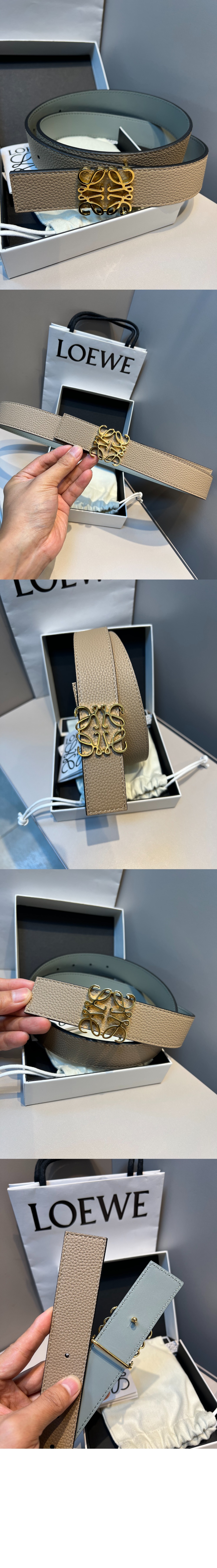 리버서블 애너그램 벨트 > 로에베