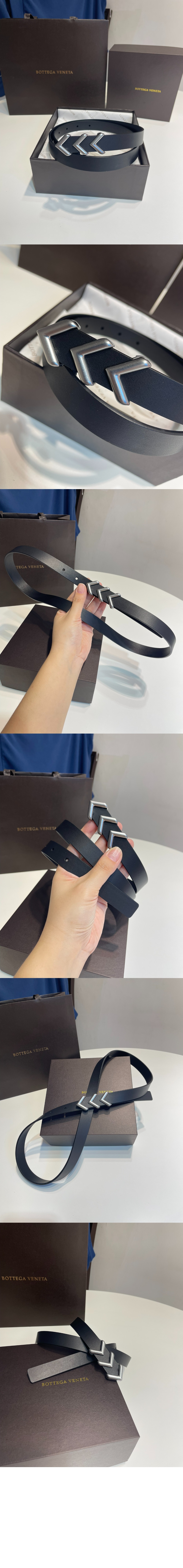 쉐브론 레더 벨트 291786 > 여자