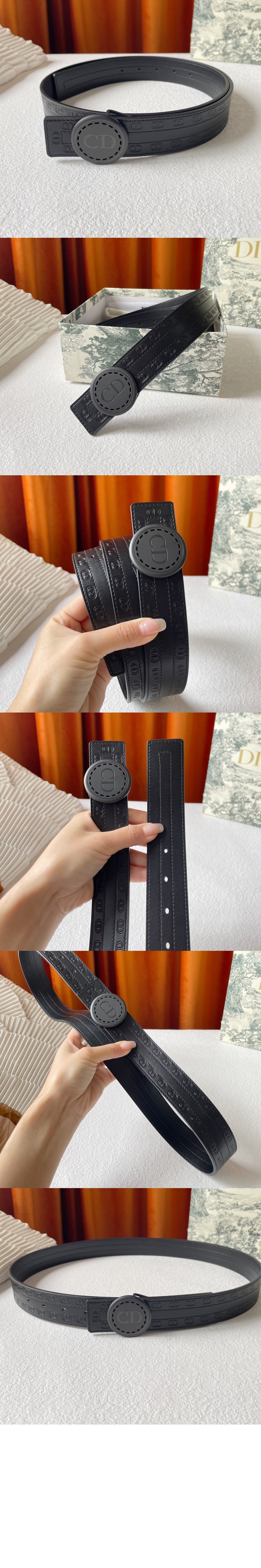 CD 로고 벨트 44SDJ > 디올