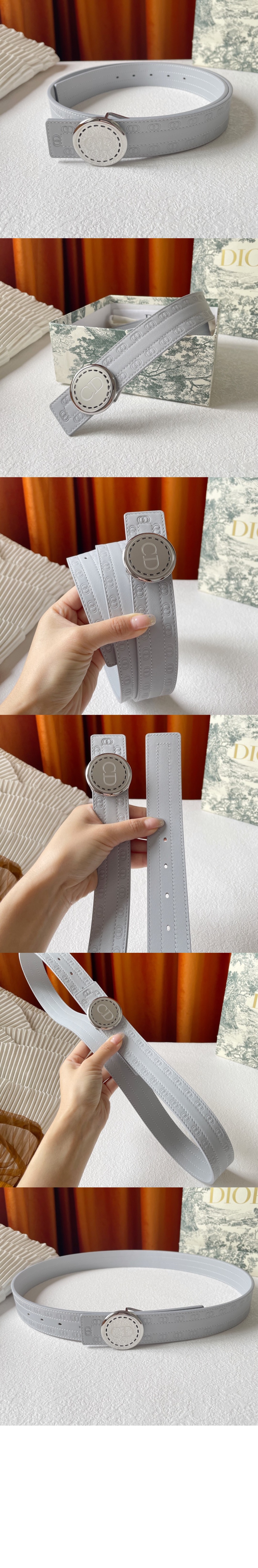 CD 로고 벨트 44SDJ > 디올