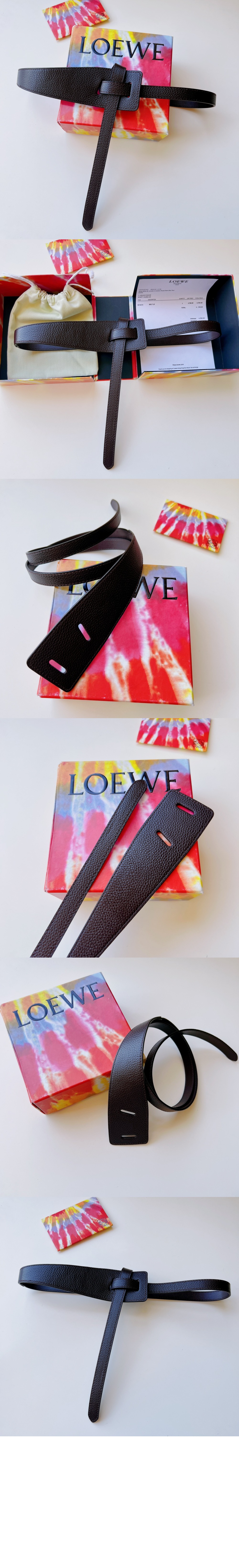 아나그램 컷아웃 벨트 > 로에베