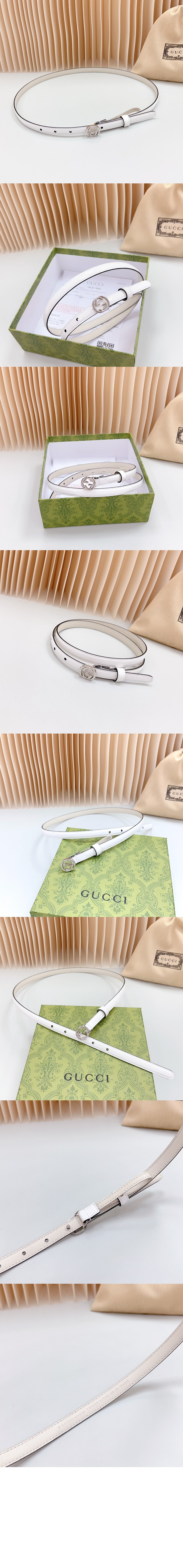 씬 페이턴트 더블 G 벨트 772119 > 구찌