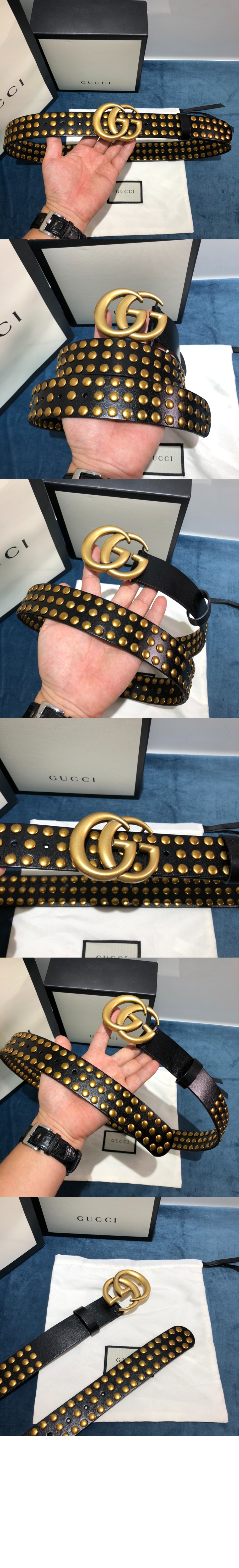 더블지버클 스터드벨트 409402 > 구찌