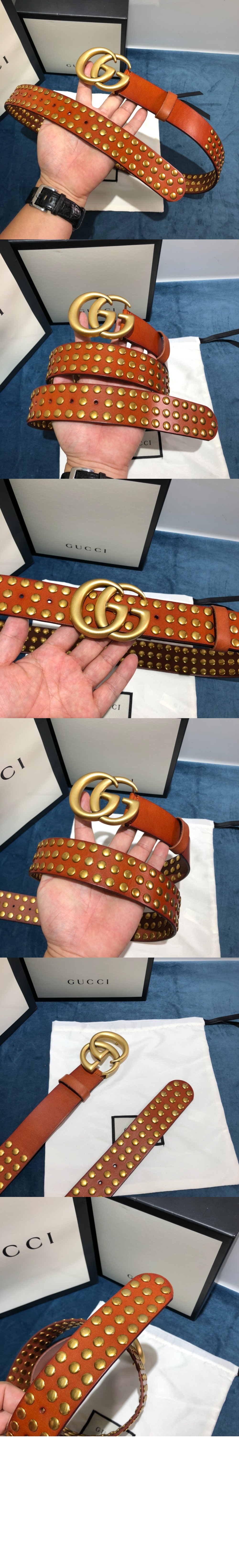 더블지버클 스터드벨트 409402 > 구찌