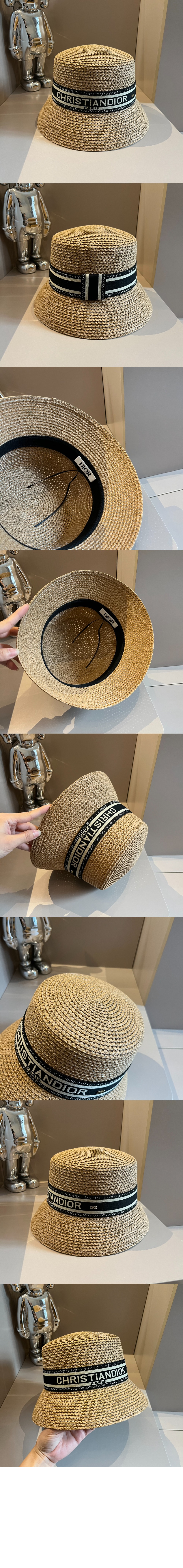 좁은 챙 버킷모자 34PDP > 디올