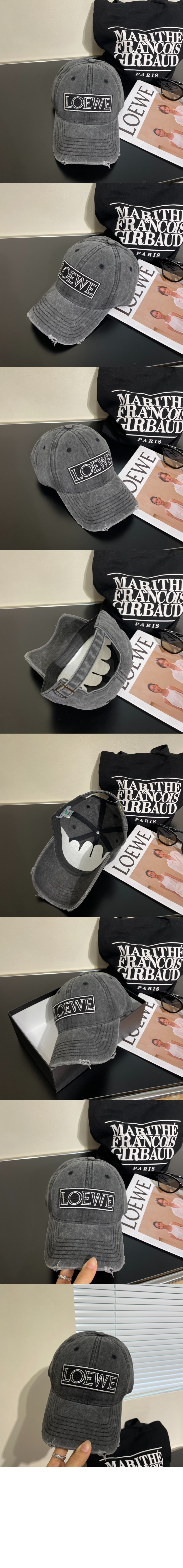 캔버스 베이스볼 캡 > 로에베