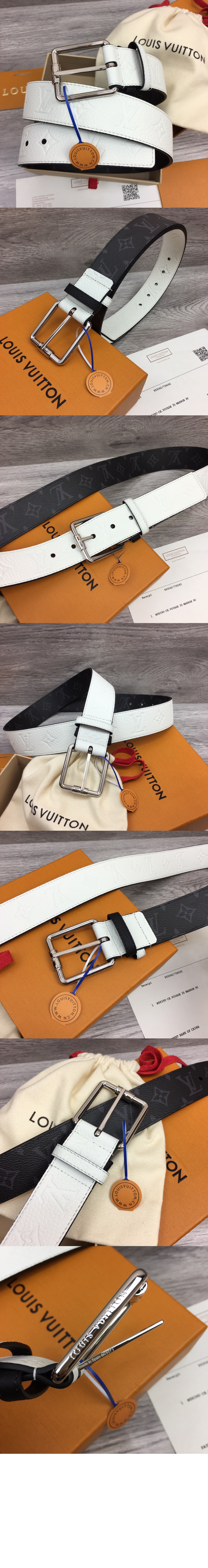 플라워 로고 벨트 M8514U > 루이비통